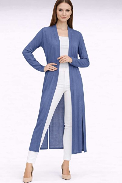 Neden Tekstil Long Thin Knitwear Cardigan Straight Cut Seasonal Loose Cardiga...