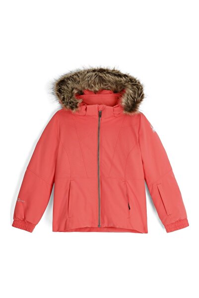 Spyder Girls' Lola Coral Haze Ski Jacket