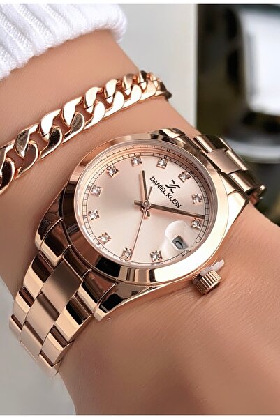 Daniel Klein Marka Roma Rakamlı Büyük Kasa Saat Bileklik