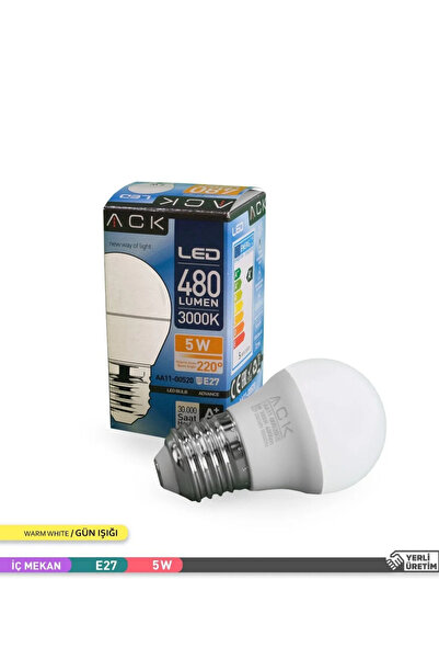 ACK TOP AMPUL 5W 3000K E27