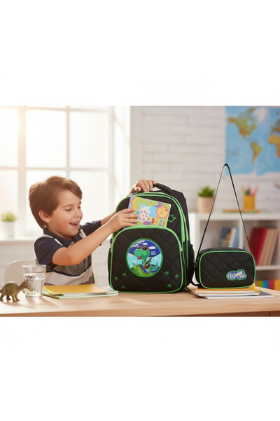 NZCLUB Geantă WADDEL pentru școala primară, rucsac pentru prânz