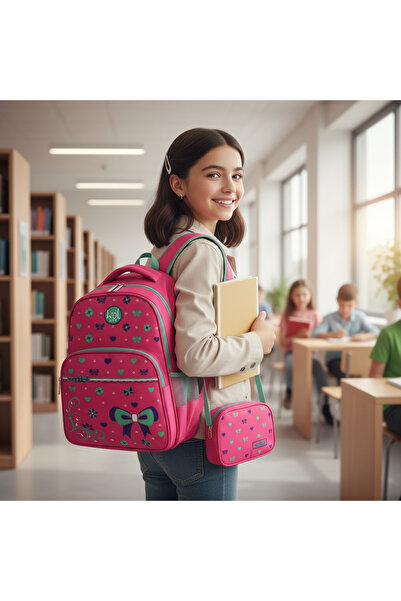 NZCLUB Geantă WADDEL pentru școala primară, rucsac pentru prânz