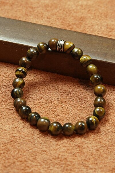 Perlavita Sertifikalı Gerçek Kaplan Gözü Cesaret Ve Güç Bilekliği | Odaklanma...