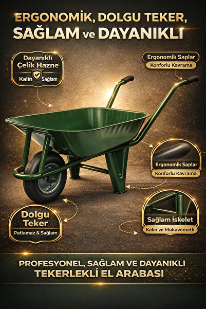 TEKSAN Feza Dolgu Teker El Arabası