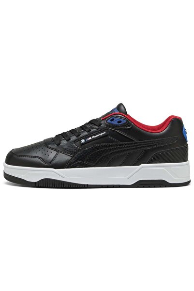 Puma حذاء رياضي رجالي من Bmw Mms RBD Drive Low 309194 باللون الأسود والأبيض