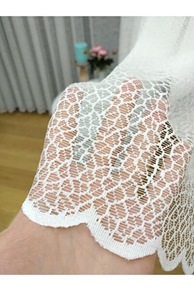 Braventa Collection Evdepo Home Kırık Beyaz Ekstraforlu Pilesiz Tül Perde 100...