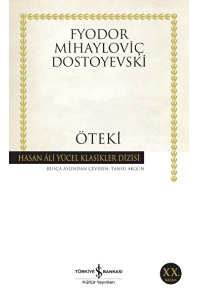 TÜRKİYE İŞ BANKASI KÜLTÜR YAYINLARI Öteki
