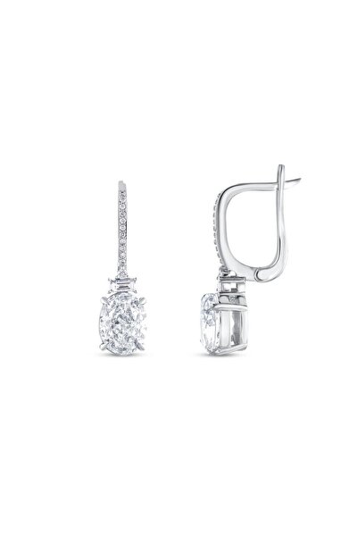 Assos Pırlanta 0.17 Karat Violet Taşlı Pırlanta Küpe