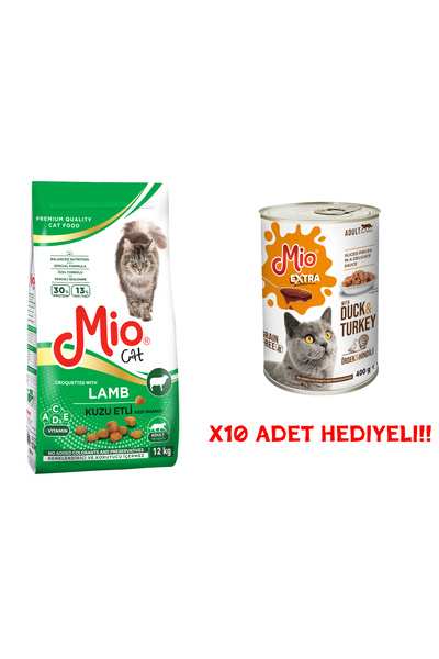 MİO Mio 12 Kg -kuzu Etli Yetişkin Kedi Mama
