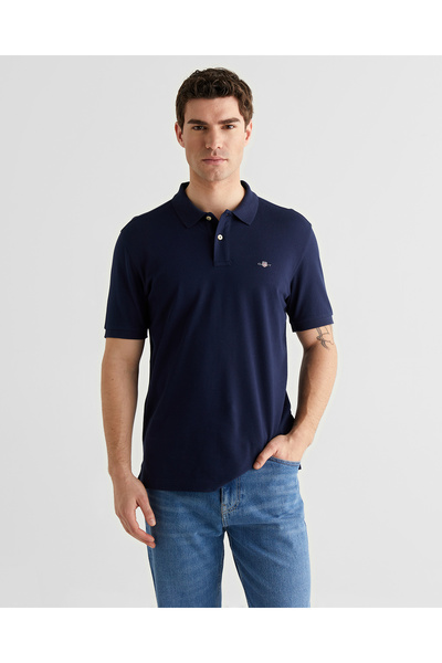 Gant Regular Fit Shield Piqué Polo Shirt