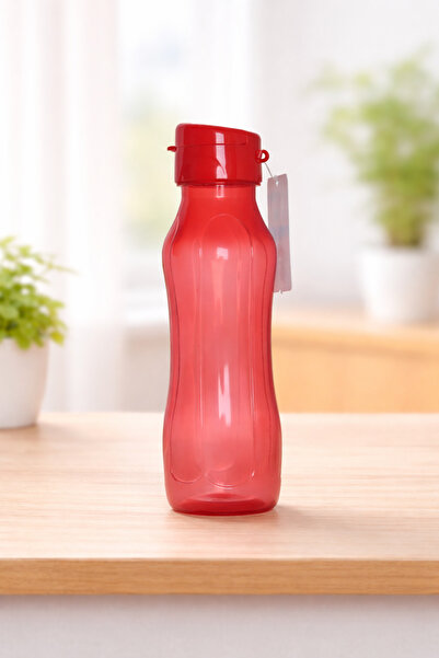 imma 602 قارورة مياه بلاستيكية - زجاجة مياه 550 مل لون أحمر