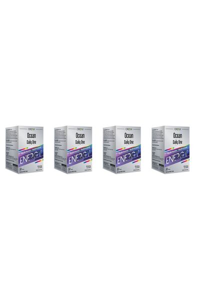Ocean Ocean Daily One Energy - 30 قرصًا، عبوة من 4 قطع