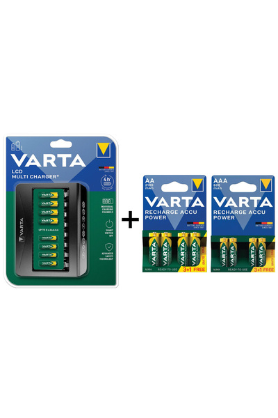 Varta Pachet Incarcator LCD Multi Charger+ 57681 4 Acumulatori 2100mAh R6 AA,...