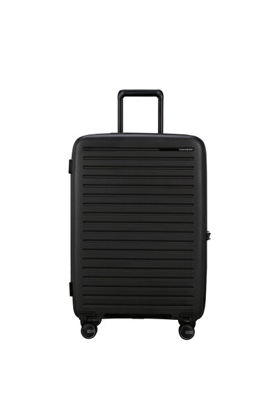 Samsonite Siyah Restackd - Körüklü 68/25 Orta Boy Valiz
