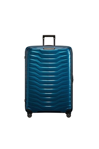 Samsonite Lacivert Spinner Proxis 4 Tekerlekli 86 cm Büyük Boy Valiz
