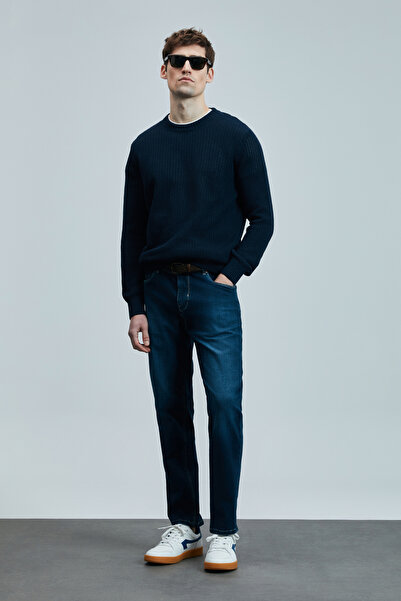 Lufian Мъжки панталон, Regular Fit, син