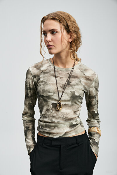 Lufian Paola Women's Blouse Gray