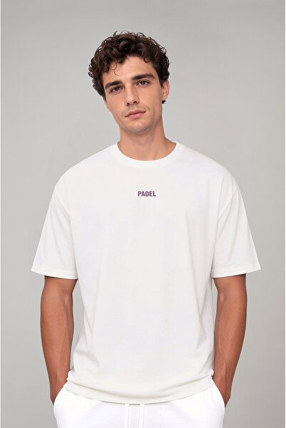 Klotho MAIA Men's Padel Back Printed Oversize T-Shirt