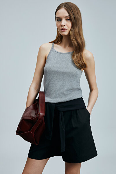 Lufian Isla γυναικείο αμάνικο μπλουζάκι γκρι