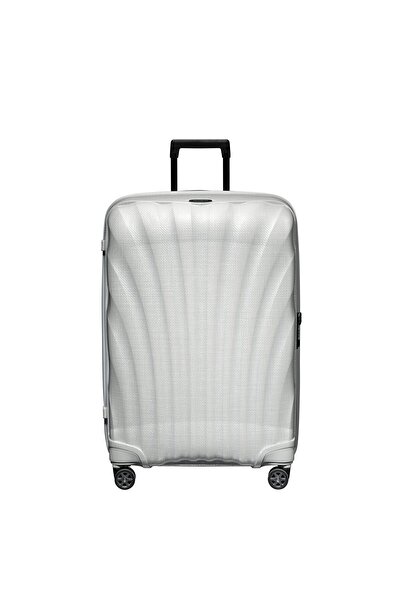 Samsonite C-Lite Spinner Beyaz - 4 Tekerlekli 75 cm Büyük Boy Valiz