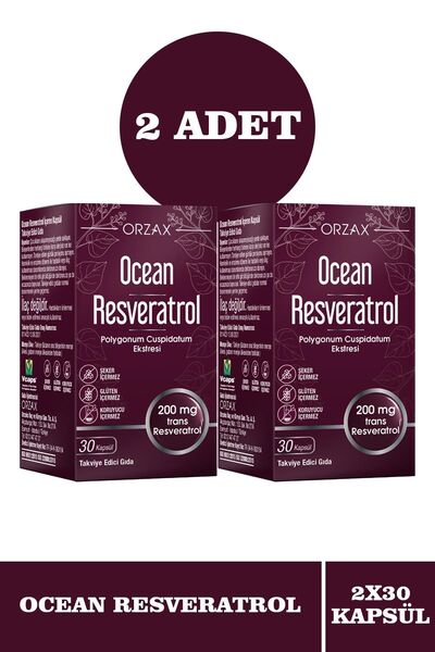 Ocean Resveratrol 200 mg 30 Kapsül 2 Adet