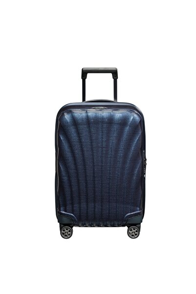 Samsonite Lacivert C-Lite - Spinner 4 Tekerlekli Körüklü Kabin Boy Valiz 55cm
