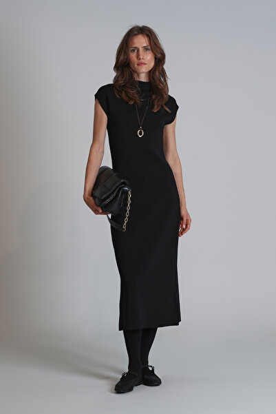 Lufian Rochie de damă Annabel Black Regular Fit