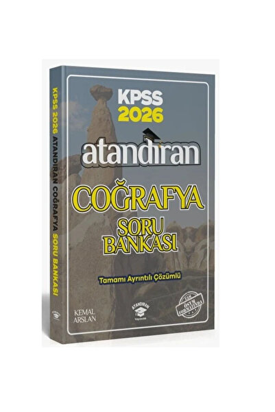 CBA Akademi 2026 KPSS Coğrafya Atandıran Soru Bankası Çözümlü - Kemal Arslan