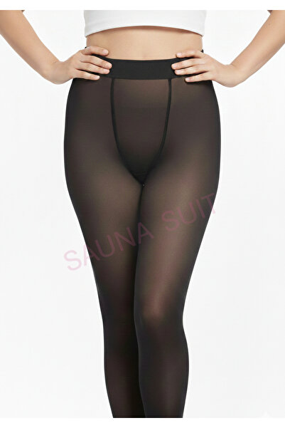 SAUNA SUIT Yeni Sezon Içi Polarlı Kışlık Sıcak Tutan Çorap , Ten Görünümlü Te...