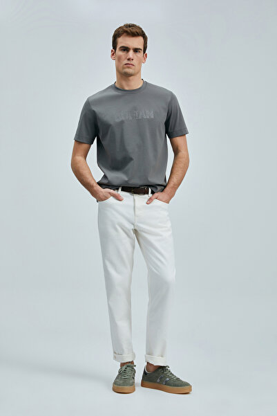 Lufian Think Modern Graphic T-Shirt Σκούρο Πράσινο