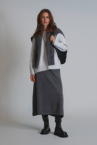 Lufian Arda Women - Light Gray Sweater