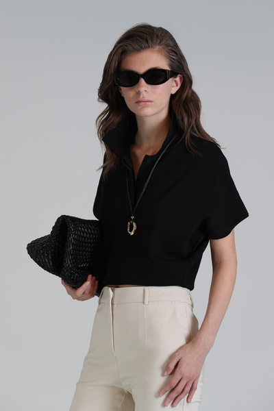 Lufian Pulover de damă Como negru