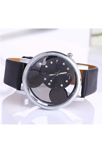 Toz Vintage Black Mickey Mouse Clock