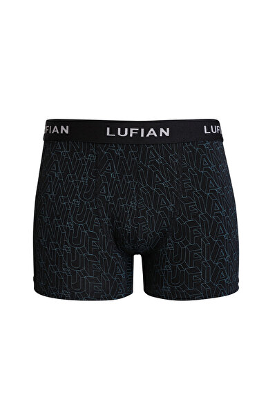 Lufian Ανδρικό μαύρο βαμβακερό Anka Boxer