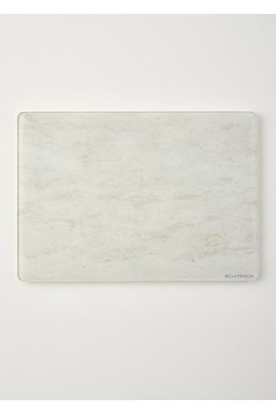 Bella Maison Стъклена дъска за рязане Marbella Ecru (35x25 cm)