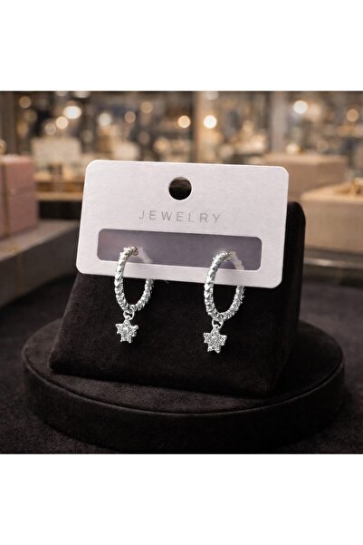 Jewel Taşlı burma küpe