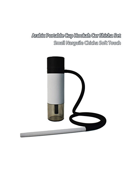 Choice GRAY Arabic Portable Cup Hookah Car Shisha Set Indoor Outdoor with Pro...