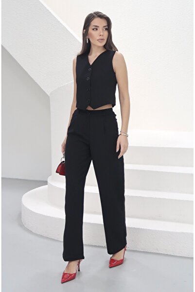 MAXXANA Lined Vest and Pants Set