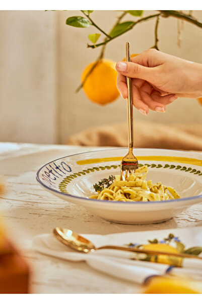 Bella Maison Lemoncello Porselen Makarna Tabağı (27 cm)