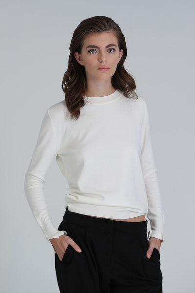 Lufian Bronte Kadın Kazak Ekru