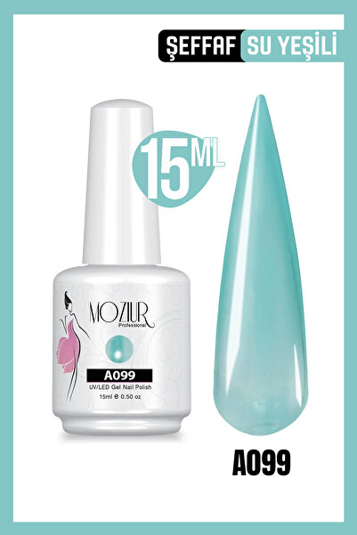 MOZIUR Kalıcı Oje Uv Led A099 (ŞEFFAF SERİSİ) 15ml