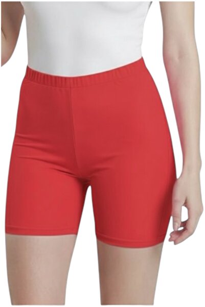 TAMGÜN Kız Çocuk Kısa Tayt Şort – Pamuklu Likralı Spor Voleybol Günlük Etek A...