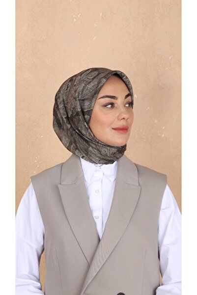 locella Soft Pamuk Eşarp Haki Yeşil-1