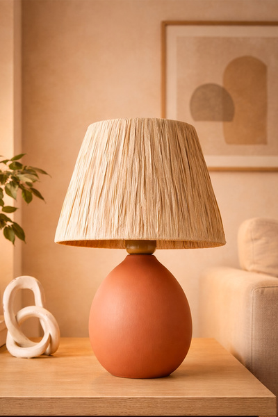 Hmydesign Rond Handmade Seramik Abajur