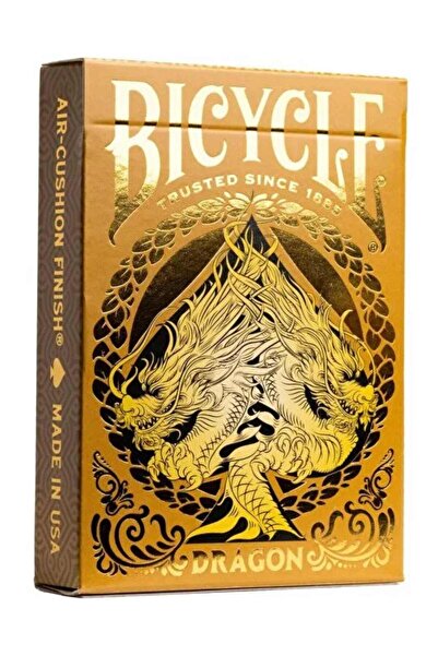 Bicycle Gold Dragon Folyo Premium Oyun Kartı
