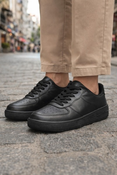 ODESA AYAKKABI MARKET Unisex bielo-čierne športové topánky