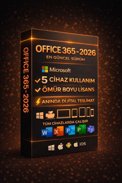 MICROSOFT Office 365 Pro Plus 2025 Lisans Üyeliği - Word, Excel, Outlook, Pow...