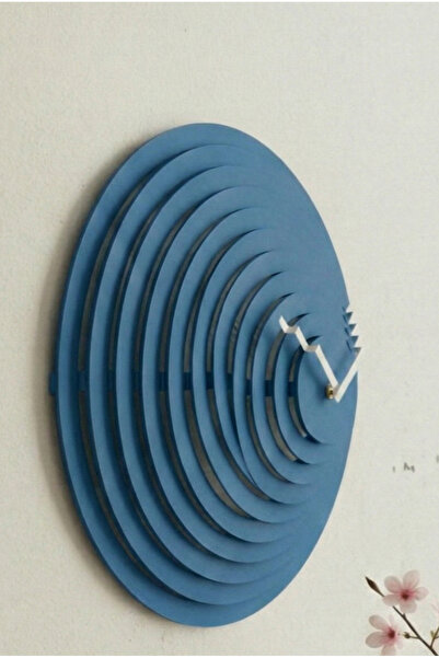 Tasarı Modern Wall Clock – Layered Minimal Design / Handmade Decorative Clock