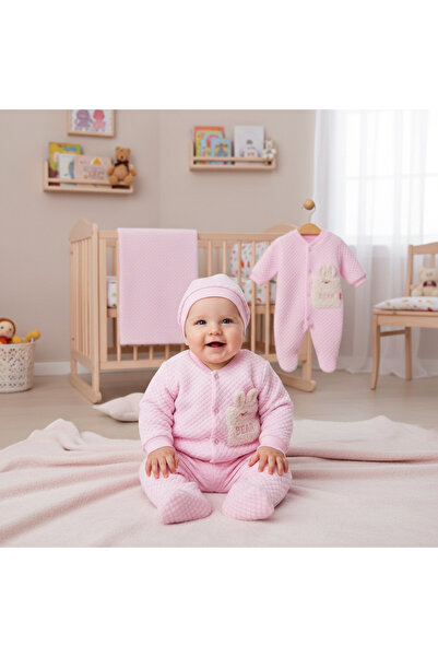 MİLAYS LİFE HOME COLLECTİON طقم من 5 قطع للأطفال الرضع من الجاكار الناعم مع ق...