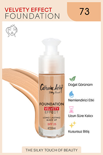Catherine Arley Yüksek Kapatıcılı Fondöten - Velvety Effect Foundation No:73 ...